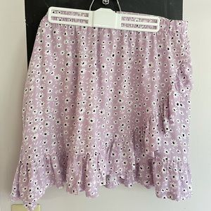 H&M floral mini skirt